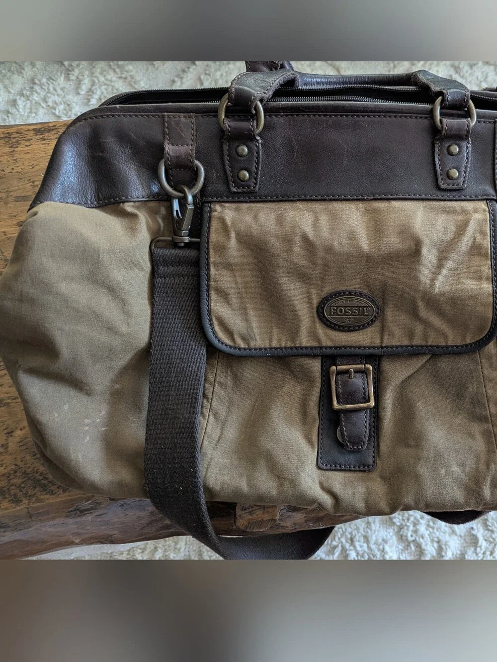 Fossil City Weekender Duffle Bag